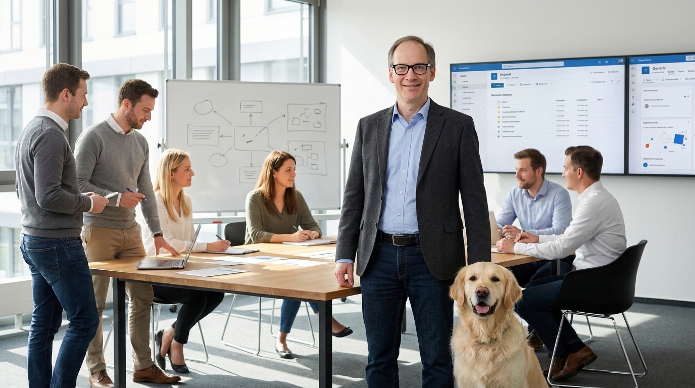 Copilot in SharePoint – Agent Assets Bibliothek mit SHAREPOINT.md und Skills-Dateien in einer Microsoft-365-Umgebung